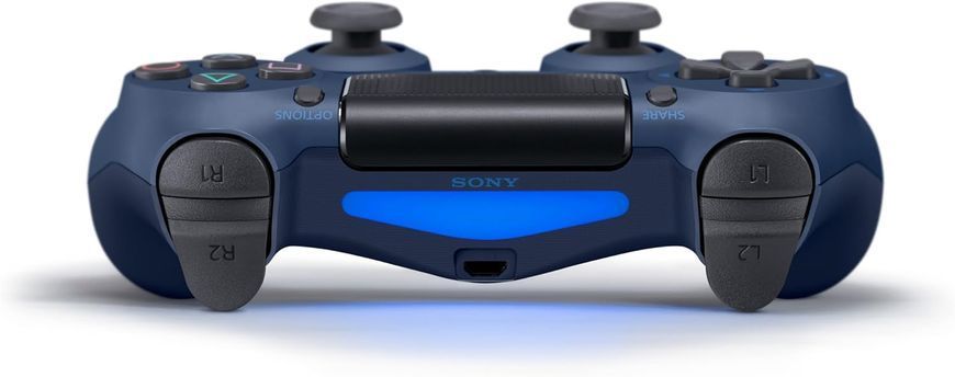 Геймпад Бездротовий Sony PlayStation 4 DualShock 4 V2 Midnight Blue Б/У 7056 фото