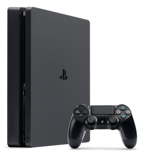Консоль Sony PlayStation 4 Slim 500GB Black + Геймпад КОПІЯ бездротовий 8277 фото