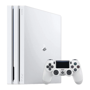 Консоль Sony PlayStation 4 Pro CUH-70-71xx 1TB White Б/У + Геймпад Бездротовий DualShock 4 Version 2 862 фото