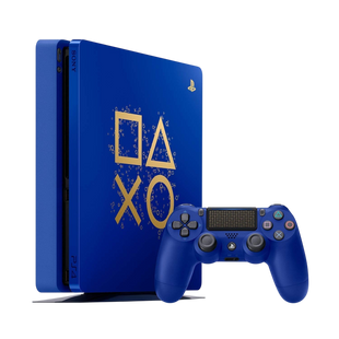 Консоль Sony PlayStation 4 Slim Days of Play Limited Edition 500GB Б/У + Геймпад Бездротовий DualShock 4 Version 2 859 фото