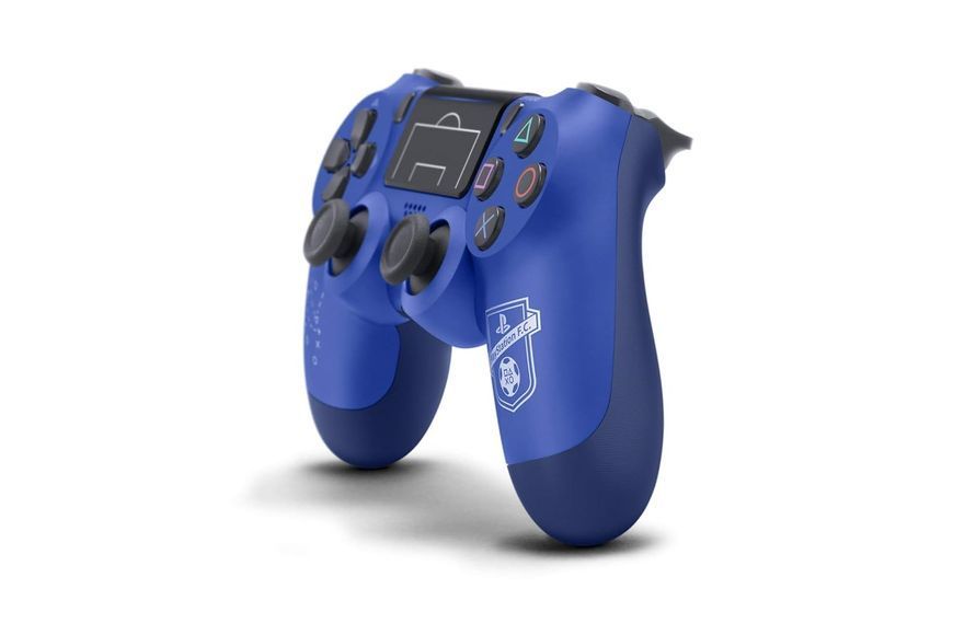 Геймпад Бездротовий Sony PlayStation 4 DualShock 4 V2 F.C. Champions League Limited Edition Version 2 Blue Б/У 7060 фото
