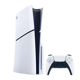 Консоль Sony PlayStation 5 Slim Blu-ray 1TB White Б/У + Геймпад Бездротовий DualSense 411 фото