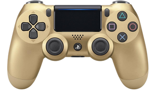 Геймпад Бездротовий Sony PlayStation 4 DualShock 4 V2 Gold Б/У 7054 фото